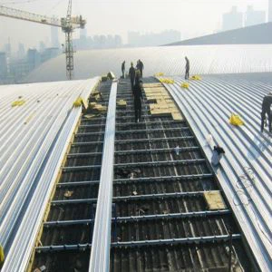 Alüminyum ayakta dikiş metal çatı